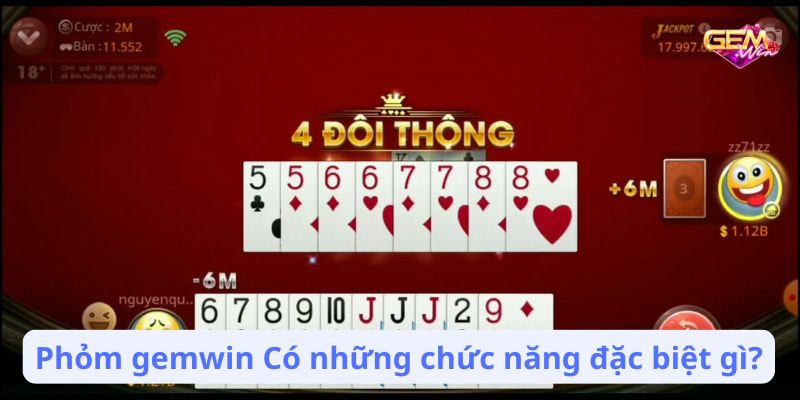 phom gemwin 1 Phỏm gemwin Có những chức năng đặc biệt gì?