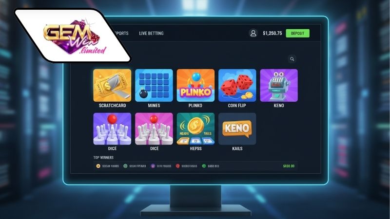 Hướng dẫn chơi mini game tại Gemwin - Mẹo và cách thắng 3 Hướng dẫn chơi mini game tại Gemwin - Mẹo và cách thắng